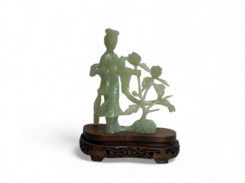 Chine statuette jade - statuette, en