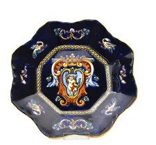 Gien assiette faïence décor