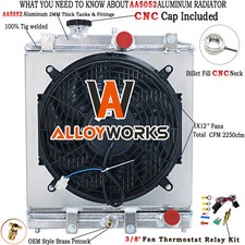 4 Rangée Radiateur Shroud Fan