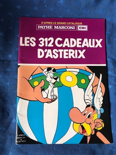 Rare astérix catalogue pathé - rare,