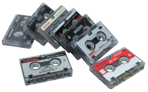 Lot microcassette dictaphone - microcassette,