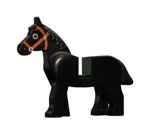 Lego cheval noir moyen - lego,