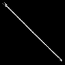 9.18 CT Diamant Rond Tennis