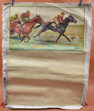 Lithographie entoilée XXème