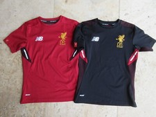 Lot 2 Maillot LIVERPOOL 125 ans years REDS NEW BALANCE football shirt 122 7 ans
