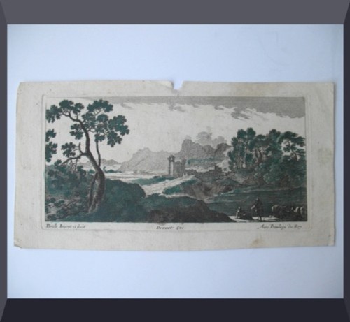 Gravure eau forte signée - forte,