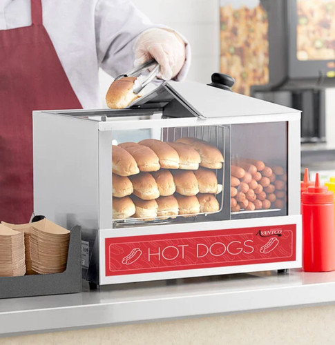 Commercial catering hot dog - hot,