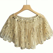 Femme Sequin Perlé Cape