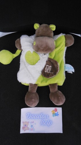 Doudou marionnette hippopotame - marionnette,