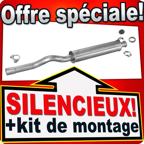Silencieux intermédiaire pour - intermédiaire,