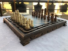 Jeu d'échecs vintage - 14,2"