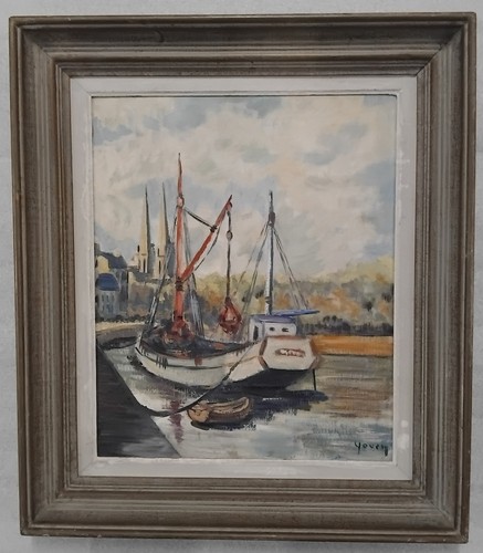 Tableau huile sur carton - huile,