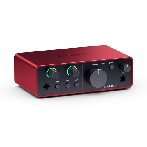Focusrite ams scarlett - focusrite, ams-scarlett-solo-4g