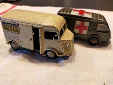 2 Dinky Toy Citroën 1200 K Gervais Ambulance Militaire 1/43
