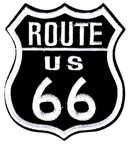 Patch ecusson route noir - patch, 66