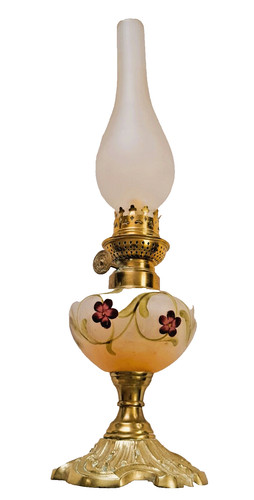Lampe pétrole verre - pétrole, en