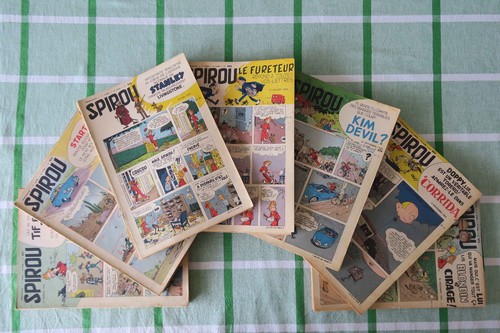 Lot journaux spirou 1954 - journaux, annee