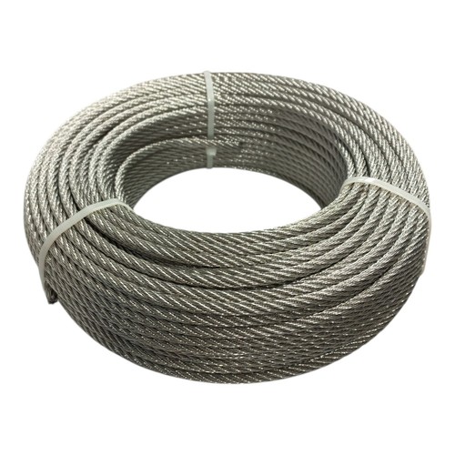 Cable diamètre 6mm - inox, inox