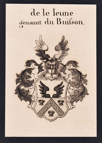 Leune buisson blason - le,