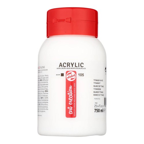 Peinture acrylique blanc - acrylique,