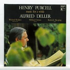 DELLER KUIJKEN CHRISTIE - PURCELL music for a while HARMONIA MUNDI LP EX+