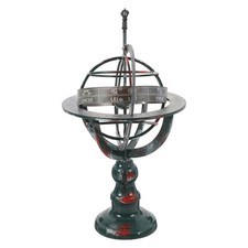 Globe terrestre rétro en métal, décoration de bureau, ornement de table