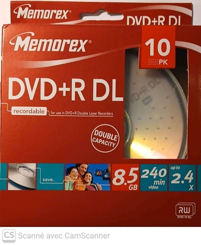 Memorex dvd 8 5 - x, dvd+r