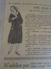 PATRON ORIGINAL POUR LA POUPEE