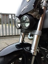 1 Autocollant Transparent Stickers Buell Phare Drapeau Americaine Lumière Gris