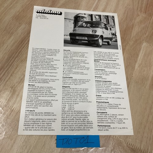 Voiturette minima citroën m28 - minima,