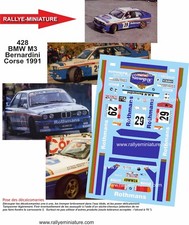 DECALS 1/43 REF 0428 BMW M3
