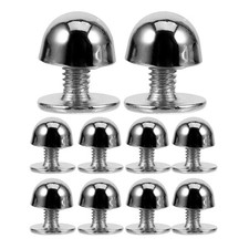  Clous ronds en métal Punk, 10 pièces, Rivets ronds, ornements, chaussures de