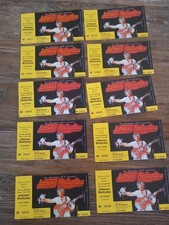 10x billet entier neuf d'invité  place ticket concert Johnny hallyday 1980 PAU