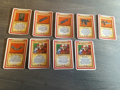 Lot carte space crusade - space,