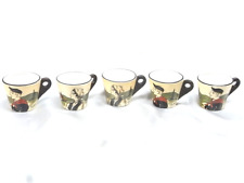 🇫🇷 LOT 5 TASSE CAFE Thé CERAMIQUE CIBOURE signé GAIT pour GAITAUD