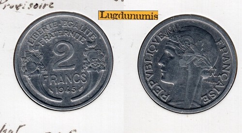 Francs morlon 1945 sup - francs,
