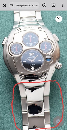Maillons seiko sportura slq015