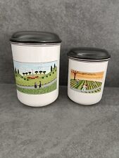 2 Pots Villeroy & Boch DESIGN NAIF Porcelaine 