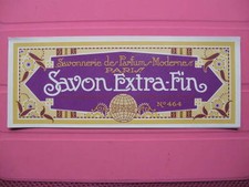 1 ANCIENNE ETIQUETTE DE SAVON