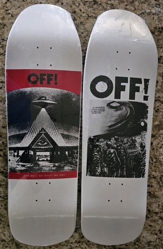 Off punk band skateboard - off!,