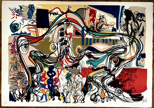 Raymond moretti lithographie - raymond,