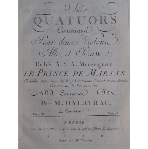 Dalayrac nicolas six - dalayrac,