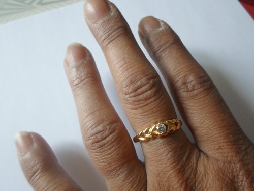 Bague plaqué 2 microns - plaqué,