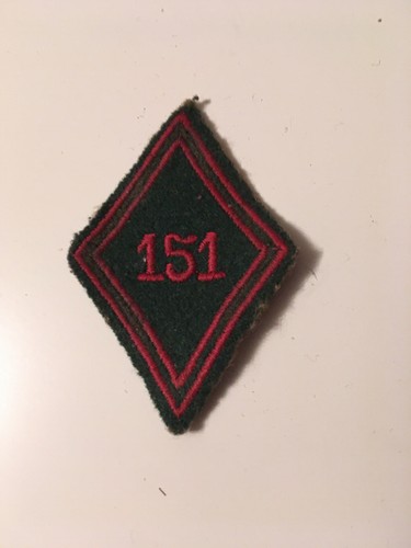 Patte col 151e regiment - patte, de