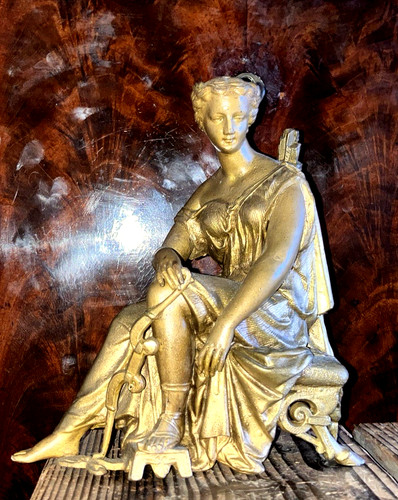 Statuette régule pendule - de,