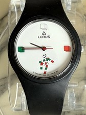 Montre LORUS Vintage Watch Urhen Official World cup FIFA Italia 90