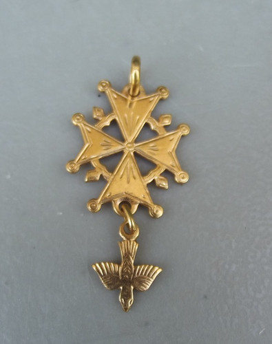 Ancienne croix huguenote - croix,