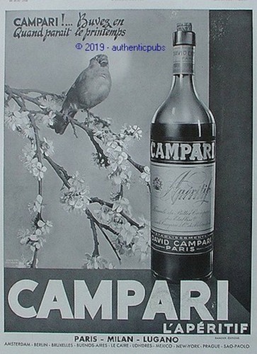 Publicite campari aperitif - publicite,
