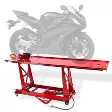 Pont élévateur moto longueur 2770 mm avec rampe - 450 kg pneumatique D24357