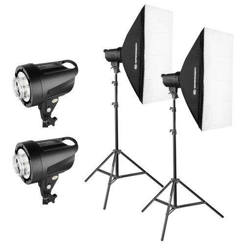 Kit flash studio bresser - de, de
